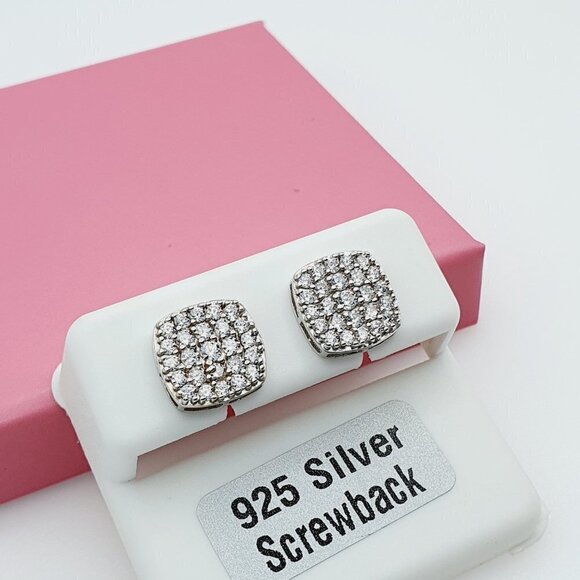 "925 Sterling Silver Cubic Zirconia Earrings, U19254556 - Picture 7 of 11